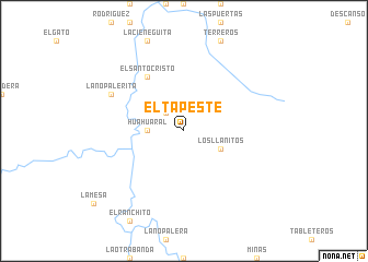 map of El Tapeste