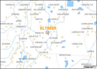 map of El Tapón