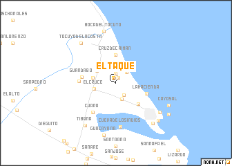 map of El Taque