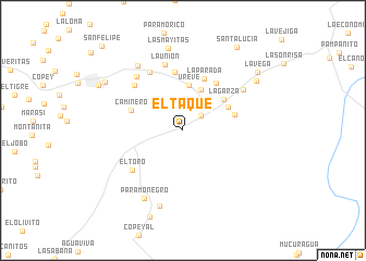 map of El Taque