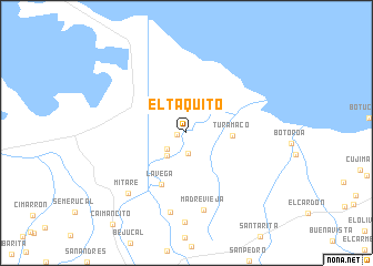 map of El Taquito