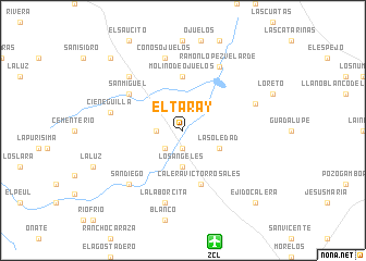 map of El Taray