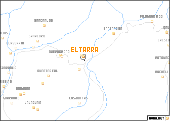 map of El Tarra