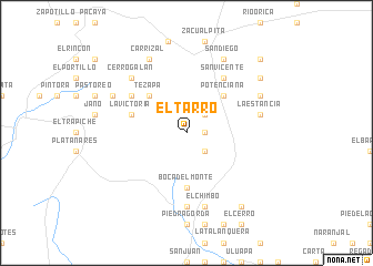 map of El Tarro