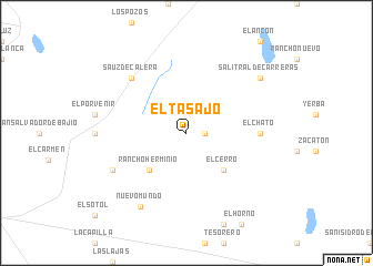 map of El Tasajo