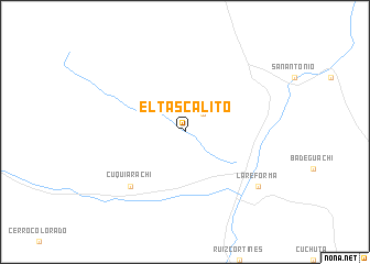 map of El Tascalito