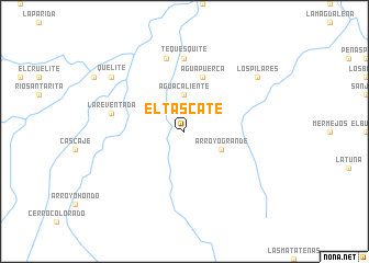 map of El Táscate