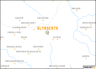 map of El Táscate