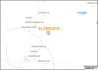 map of El Táscate