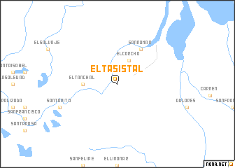 map of El Tasistal