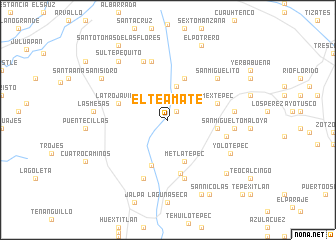 map of El Teamate