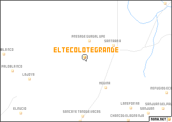 map of El Tecolote Grande