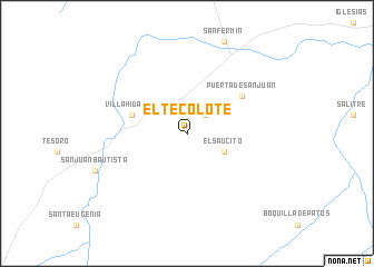 map of El Tecolote