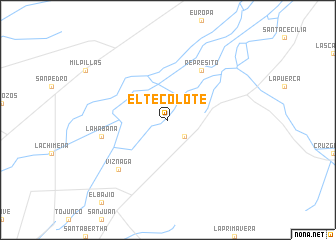 map of El Tecolote