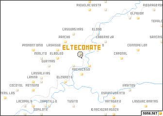 map of El Tecomate