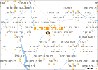 map of El Tecomatillo