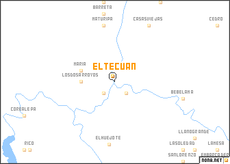 map of El Tecuán