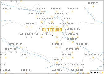 map of El Tecuán