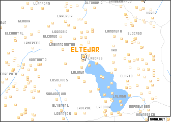 map of El Tejar