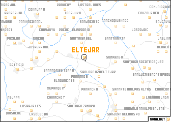 map of El Tejar