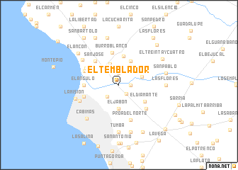 map of El Temblador