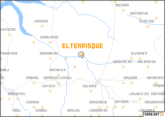 map of El Tempisque