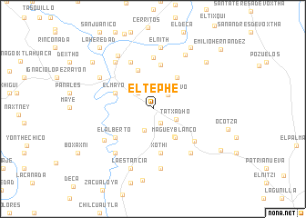 map of El Tephé