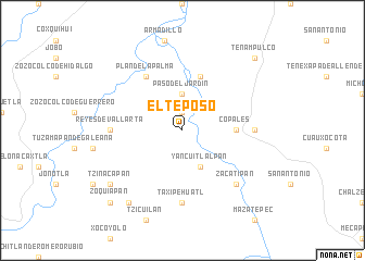 map of El Teposo