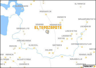 map of El Tepozapote