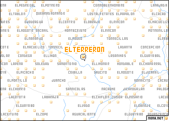 map of El Terrerón