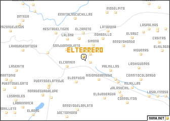 map of El Terrero