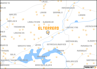 map of El Terrero