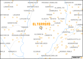 map of El Terrero