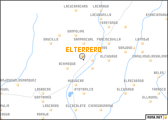 map of El Terrero