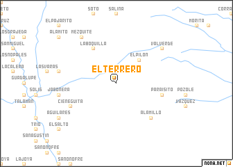 map of El Terrero