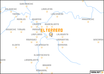 map of El Terrero