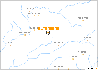 map of El Terrero