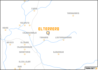 map of El Terrero