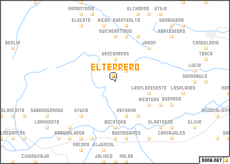 map of El Terrero