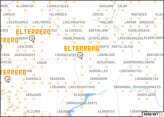 map of El Terrero