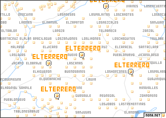 map of El Terrero