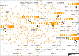 map of El Terrero