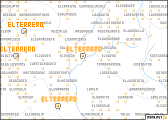 map of El Terrero