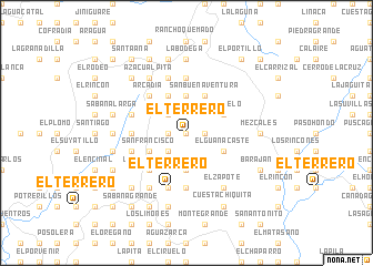 map of El Terrero