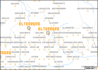 map of El Terrero