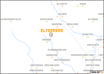 map of El Terrero