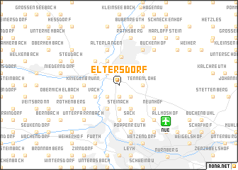 map of Eltersdorf