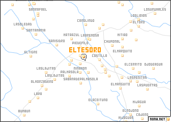 map of El Tesoro