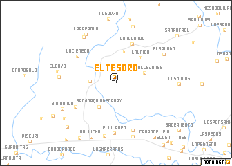 map of El Tesoro