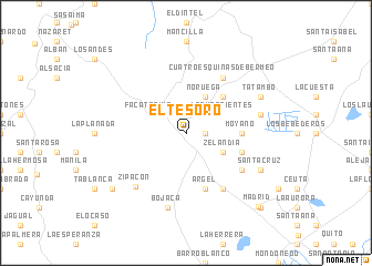 map of El Tesoro